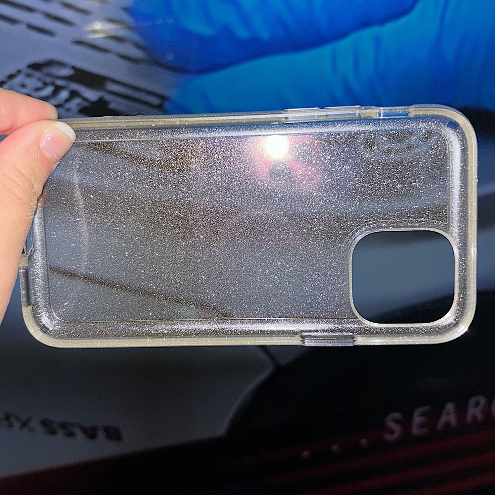 ✨Glitter gem shell clear SPECK iPhone 11 case NWT